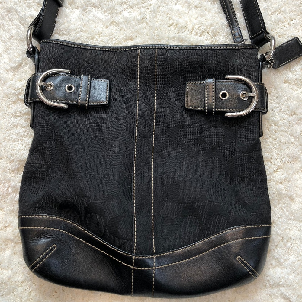 Authentic Black Coach Bag
